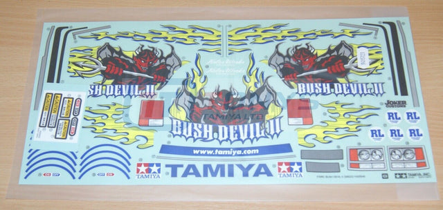 Tamiya 58523 Bush Devil II/2/WT-01, 9495721/19495721 Decals/Stickers, NIP