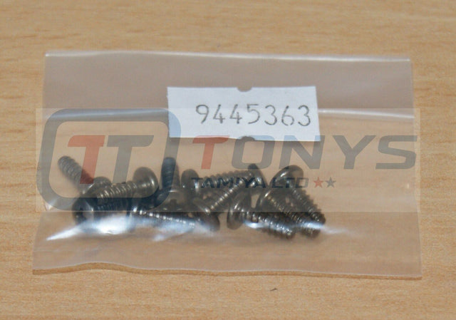 Tamiya 9445363/19445363, 2.6x8mm Tapping Screw (11 Pcs.) for 2 Piece Wheels, NIP