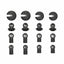 Tamiya 54871 Reinforced V Parts for TRF Dampers, (TRF419/TRF420/TB Evo 7), NIP