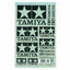 Tamiya 67374 Official Logo Sticker/Decal Set (Hologram), NIP