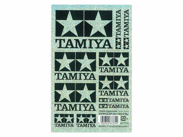 Tamiya 67374 Official Logo Sticker/Decal Set (Hologram), NIP