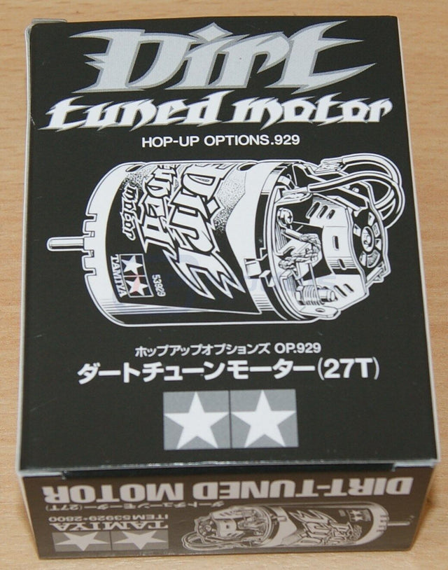 Tamiya 53929 Dirt-Tuned Motor (27T), (DT01/DT02/DT03/DF02/DF03/DB01/DB02), NIB