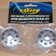Carson 500530907 1:14 Front Aluminium Truck Wheels, Euro Look 1 Pair (Tamiya)