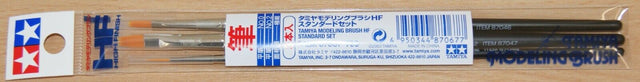 Tamiya 87067 Modelling Paint Brush (HF) Standard Set, for RC & Plastic Kits, NIP