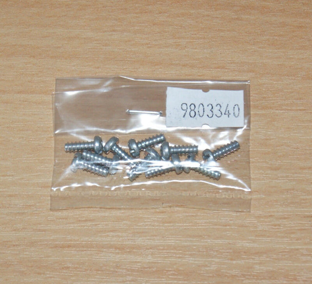 Tamiya 9803340/19803340 Silver 3x8mm Tapping Screw (10 Pcs.), NIP