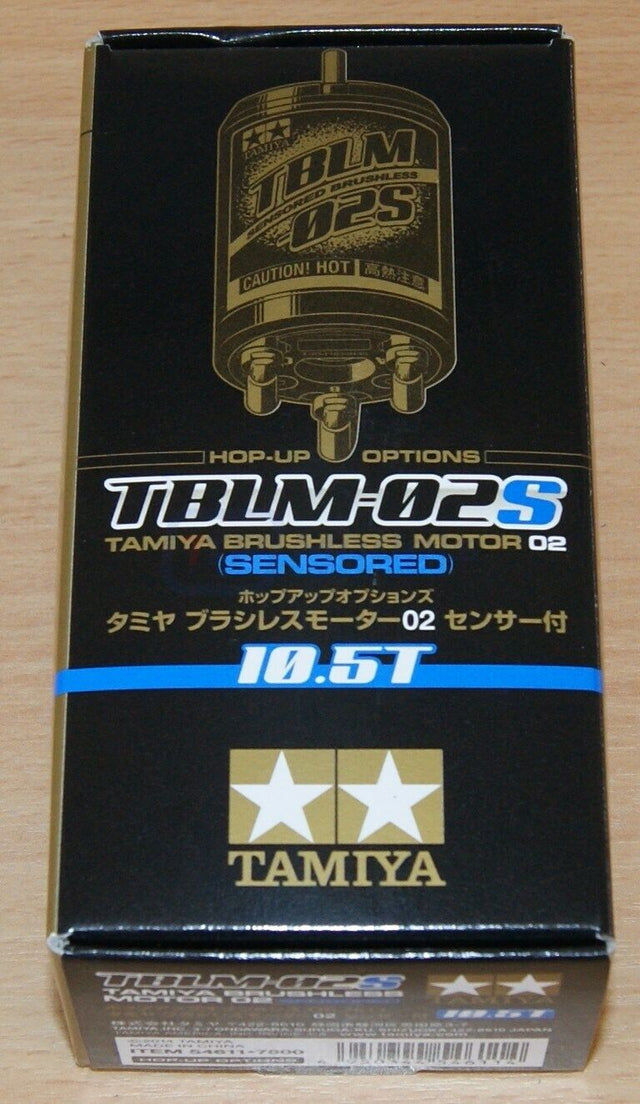 Tamiya 54611 TBLM-02S Brushless Motor 02 (Sensored) 10.5T (TT01/TT02/XV-01), NIB