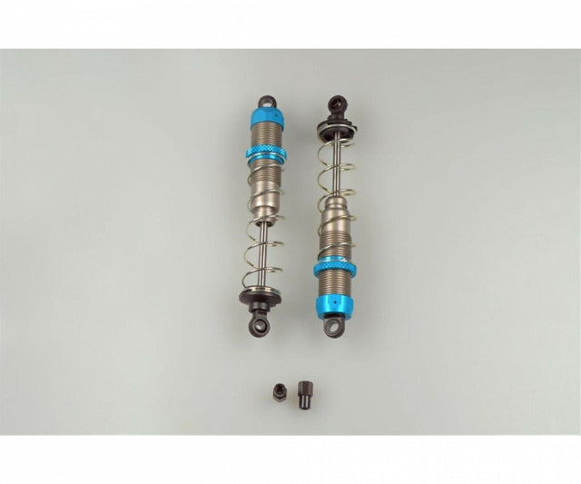 Carson 500405758 1:10 Blue Aluminum Buggy Oil Damper Set (2 Pcs.) 105mm (Tamiya)