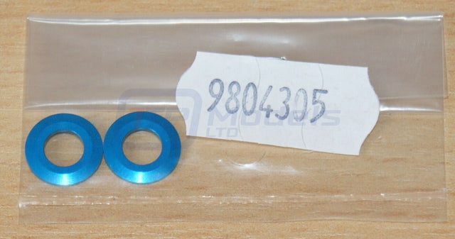 Tamiya 9804305/19804305 Rear Axle Washer (2  Pcs.), (TRF511/201/DB01/DN01), NIP