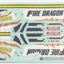 Tamiya 58403 Fire Dragon/2020, 9495532/19495532 Decals/Stickers, NIP