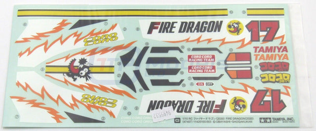 Tamiya 58403 Fire Dragon/2020, 9495532/19495532 Decals/Stickers, NIP