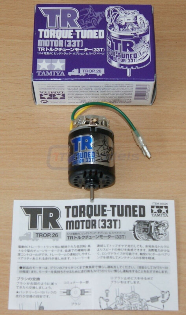 Tamiya 56526 TR Torque-Tuned Motor (33T), (King Hauler/Scania/Actros/MAN), NIB