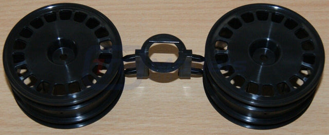 Tamiya 58370 Dark Impact/DF03/DF-03, 0440209/10440209 Front Wheels (2 Pcs.), NEW