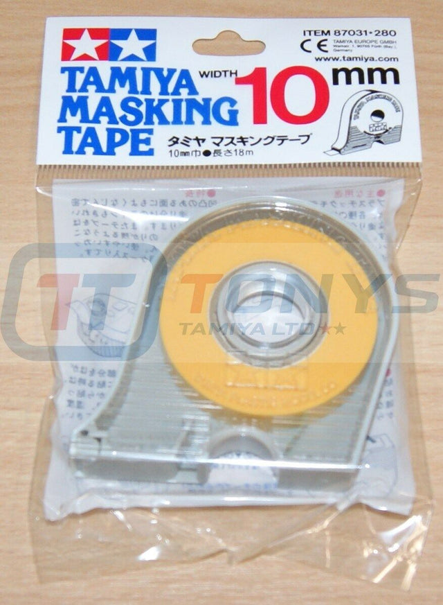 Tamiya 87031 Masking Tape 10mm Width, 18m Length, for RC Body Shells, NIP