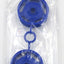 Tamiya 54680 2WD Buggy Front Star-Dish Wheels (Blue), (Dyna Storm/DT02/*53085)