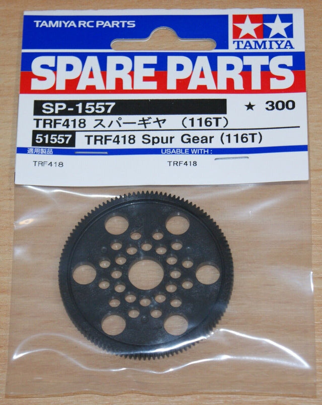 Tamiya 51557 TRF418 Spur Gear (116T), (TRF419/TRF419X//TRF420/TRF421), NIP