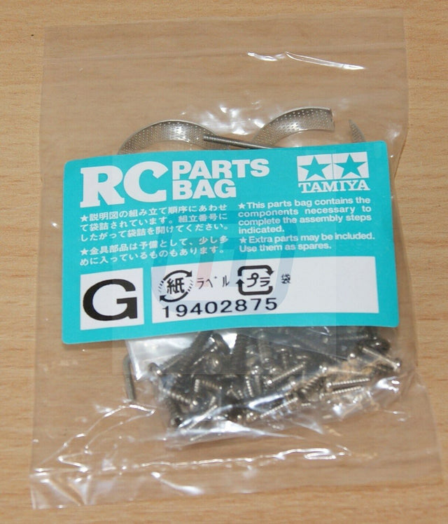 Tamiya 56344 Grand Hauler, 9402875/19402875 Metal Parts Bag G, NIP