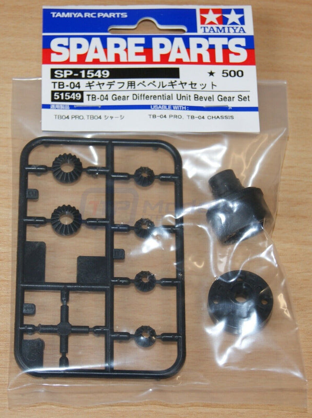 Tamiya 51549 TB-04 Gear Differential Unit Bevel Gear Set, (TB Evo 6/7/TB04/TC01)