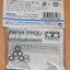 Tamiya 56556 Hub Nuts for Single Wheels (Black, 2 Pcs.), (Scania/Actros/Volvo)