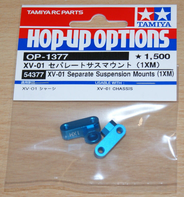 Tamiya 54377 XV-01 Separate Suspension Mounts (1XM) (XV01/XV-01 Pro/XV-01T), NIP