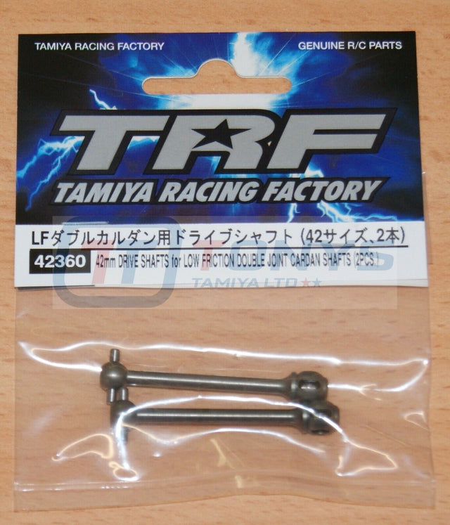 Tamiya 42360 42mm Drive Shafts for Low Friction Double Joint Cardan Shafts (2Pc)