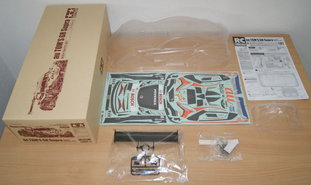 Tamiya 51678 au Tom's GR Supra Body Parts Set, (TT01/TT02/TA07/TA08/TB05), NIB