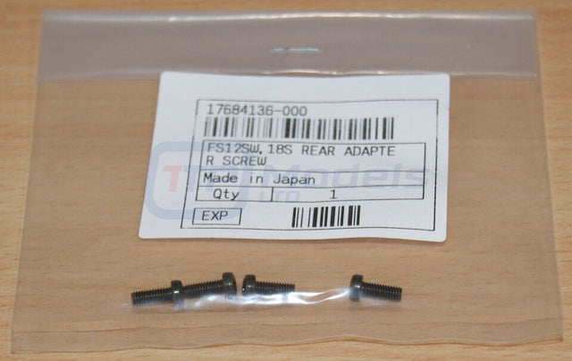 Tamiya 43503 Wild Commando/TGM03/TGS 7684136/17684136 Rear Adapter Screw (4)