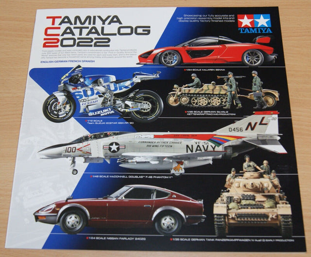 Tamiya 64437 Model Kit Catalogue/Catalog 2022, (English/German/French/Spanish)