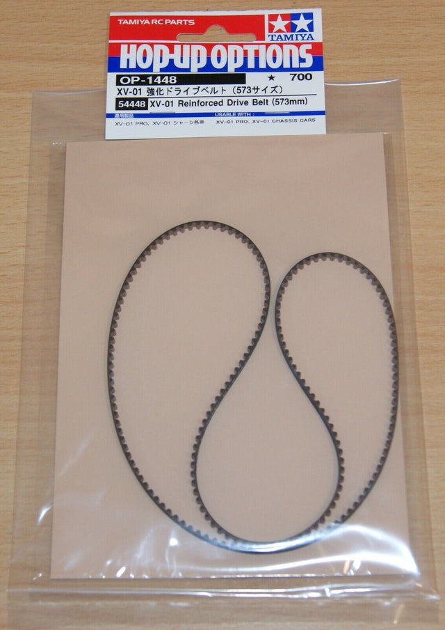 Tamiya 54448 XV-01 Reinforced Drive Belt (573mm), (XV01/XV-01T/XV01T), NIP