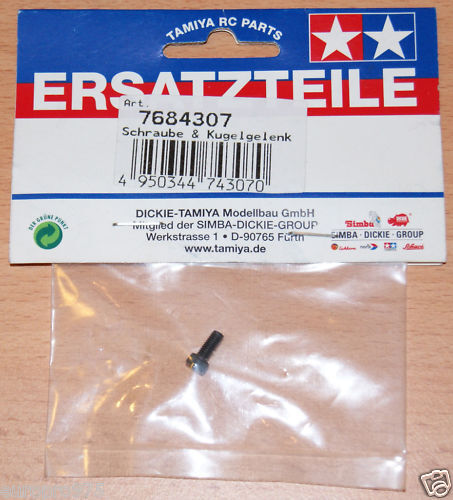 Tamiya 43508 TNX/TNX Pro, 7684307/17684307 Ball Link Screw, NIP