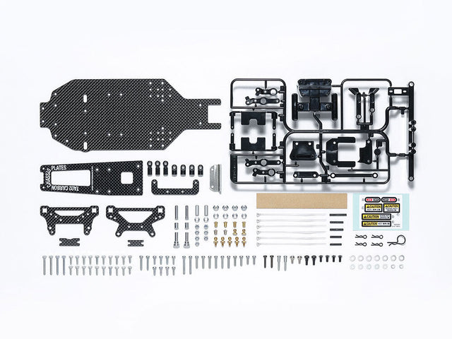 Tamiya 47479 TA02 Carbon Chassis Conversion Set, (TA02S/TA02SW/TA02W/FF01), NIB