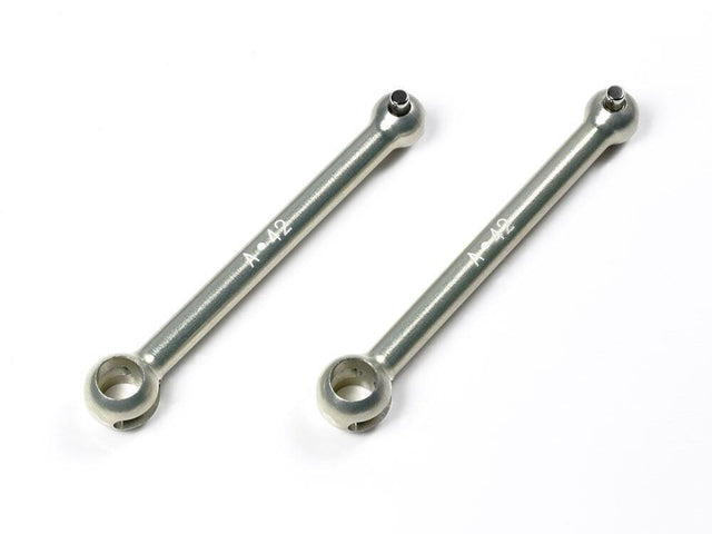 Tamiya 42356 42mm Swing Shafts (Hard) 2 Pcs. (TT02 Type-SR/TB Evo 6/7), NIP