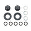 Tamiya 56556 Hub Nuts for Single Wheels (Black, 2 Pcs.), (Scania/Actros/Volvo)