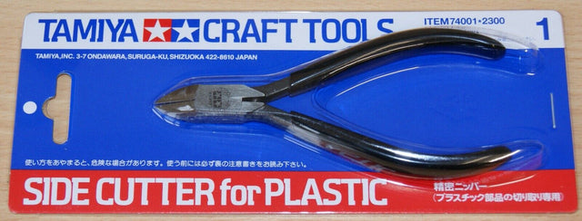 Tamiya 74001 Craft Tools, Side Cutter for Plastic (for RC & Plastic Kits), NIP