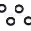 Tamiya 9804278/19804278, 6mm O-Ring (4 Pcs.), (TT02B/TNX 5.2R/F104W/CC02), NEW