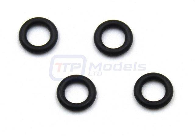 Tamiya 9804278/19804278, 6mm O-Ring (4 Pcs.), (TT02B/TNX 5.2R/F104W/CC02), NEW