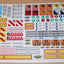 Carson C907086/500907086 1:14 Sticker-Sheet Truck Caution-Signs (Tamiya), NIP