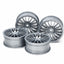 Tamiya 51046 Medium-Narrow 18-Spoke Wheels (Offset 0) (TA07/TA08/TB04/TB05/TC01)