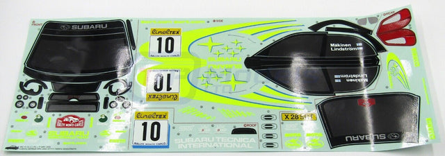 Tamiya 57717 RTR Subaru Impreza WRC 2002/TT01, 1405012/11405012 Decals/Stickers