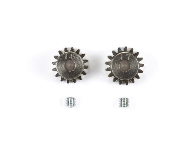 Tamiya 50354 16T, 17T AV Pinion Gear Set, (TA01/TA02/M01/M02/M03/M04/M05/TT02)