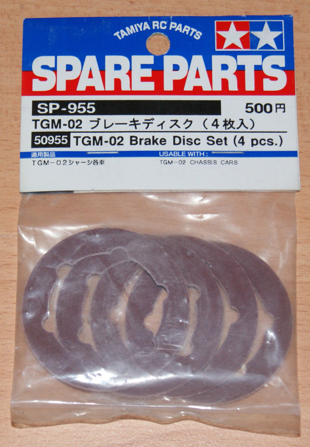 Tamiya 50955/9415876 TGM-02 Brake Disc Set (4 Pcs) (Terra Crusher/Wild Commando)