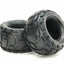Tamiya 54866 Round Block Bubble Tyres (Soft/2 Pcs.), Comical Grasshopper/Hornet