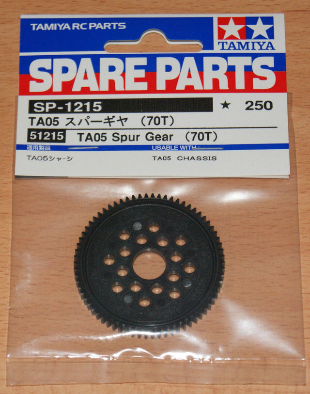 Tamiya 51215 TA05 Spur Gear (70T), TA-05/TA05IFS/TA05V.2/Super Avante/TD4/TD2