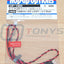 Tamiya 54009 LED Light (3mm Red), (Use with TLU-01 & TLU-02), NIP