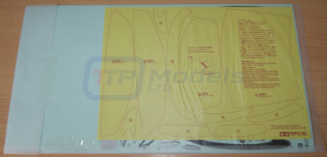 Tamiya 58476 JAS Motorsport Honda Civic Type-R/FF03, 9495651 Decals/Stickers NIP