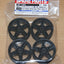 Tamiya 51263 Twin 5-Spoke Wheels 4 Pcs. (Black, 26mm/+4) (Ferrari FXX) TT02, NIP
