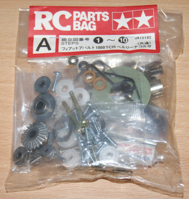 Tamiya 58158 Fiat Abarth 1000 TCR/M02, 9415182/19415182 Metal Parts Bag A, NIP