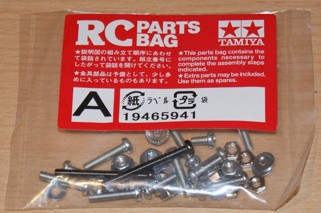 Tamiya 58557 Unimog 406 Wheelie/CW01, 9465941/19465941 Screw Bag A, NIP