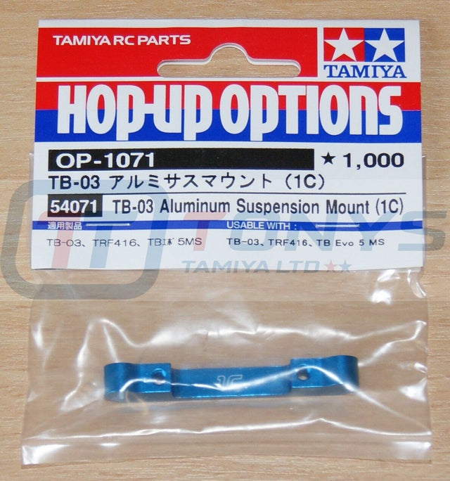 Tamiya 54071 TB-03 Aluminum Suspension Mount (1C), (TRF416/TRF417/TB Evo 5), NIP