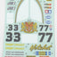 Tamiya 58391 Hotshot Re-Release/Metallic, 9495516/19495516 Decals/Stickers, NIP