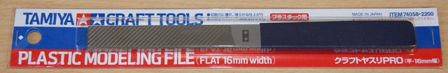 Tamiya 74058 Craft Tools, Plastic Modeling File (Flat 16mm Width), NIP